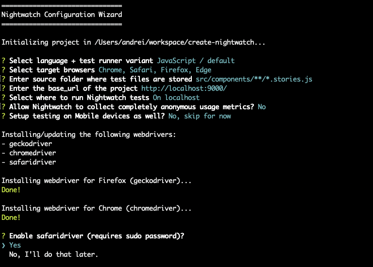 Component Driven Development with Storybook and Nightwatch